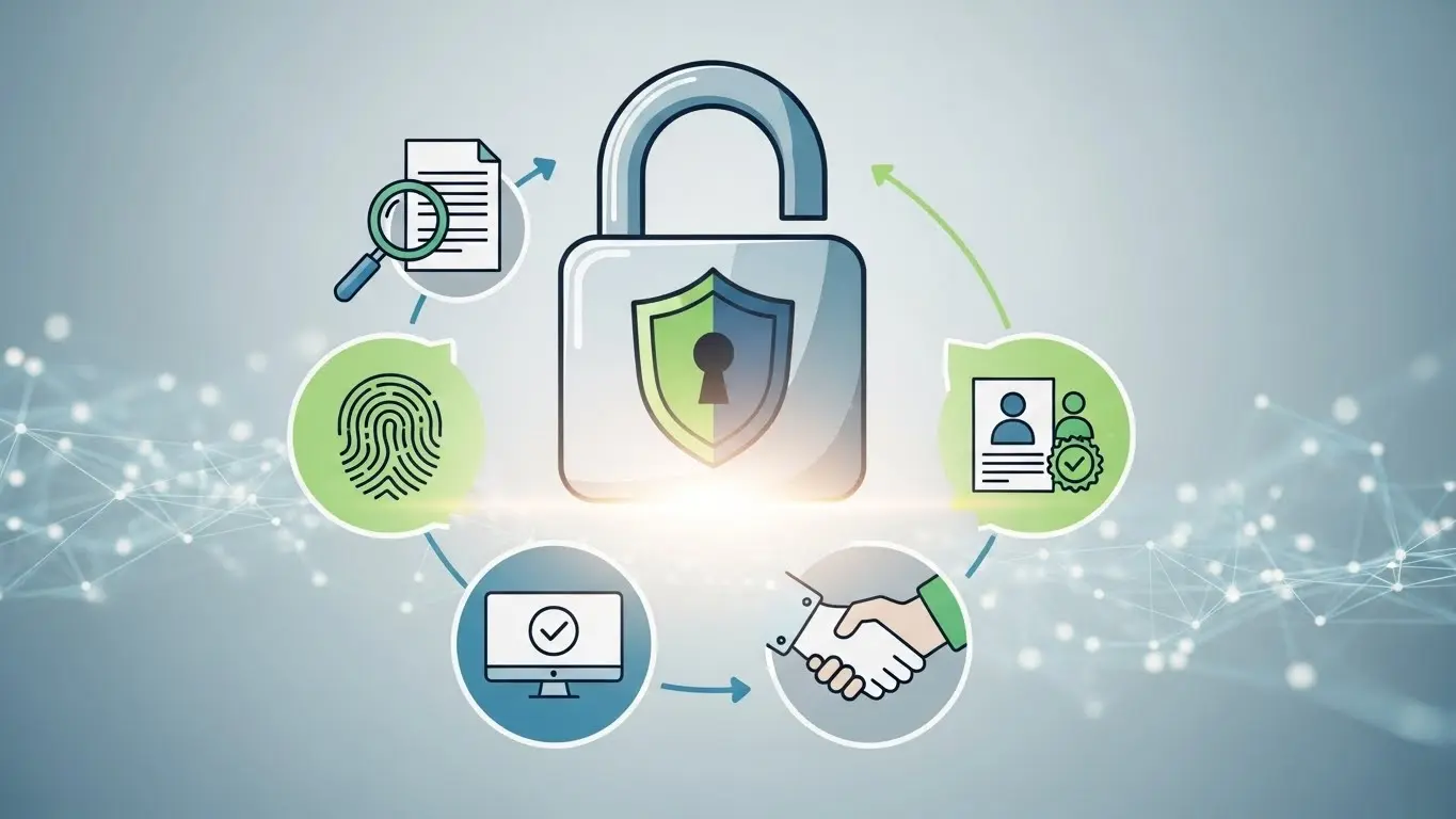 안전 거래를 위한 검증 흐름을 설명하는 시각 자료입니다 (3)