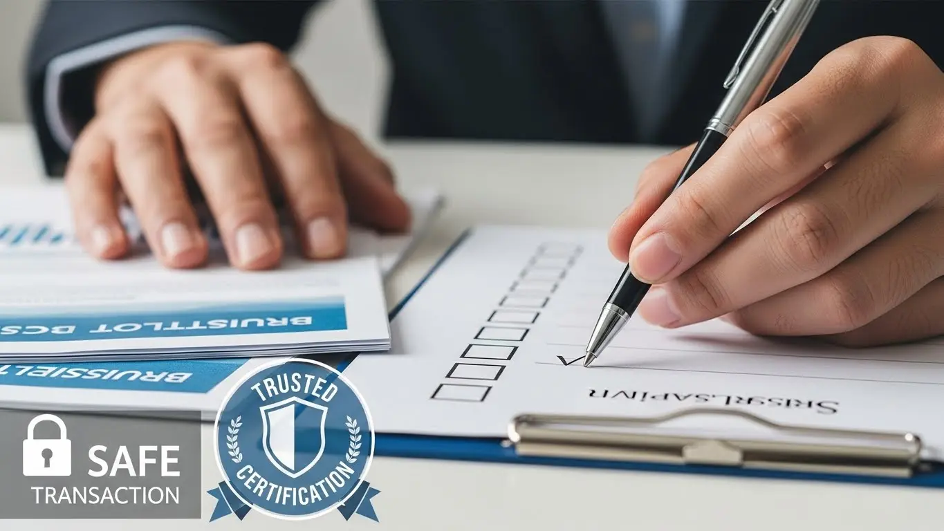 안전 거래를 위한 검증 흐름을 설명하는 시각 자료입니다 (4)